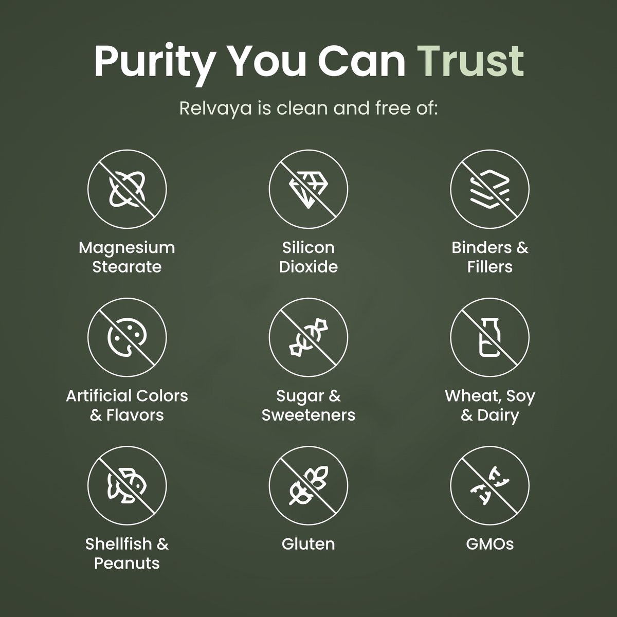 Purity: vegetarian, non-GMO, gluten-free, made in a GMP facility in the USA